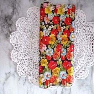 Vintage wallet clutch bag purse floral grannycore